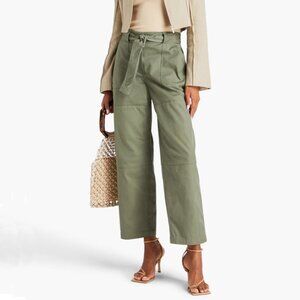 Jonathan Simkhai Glendon Stretch Cotton Pants M